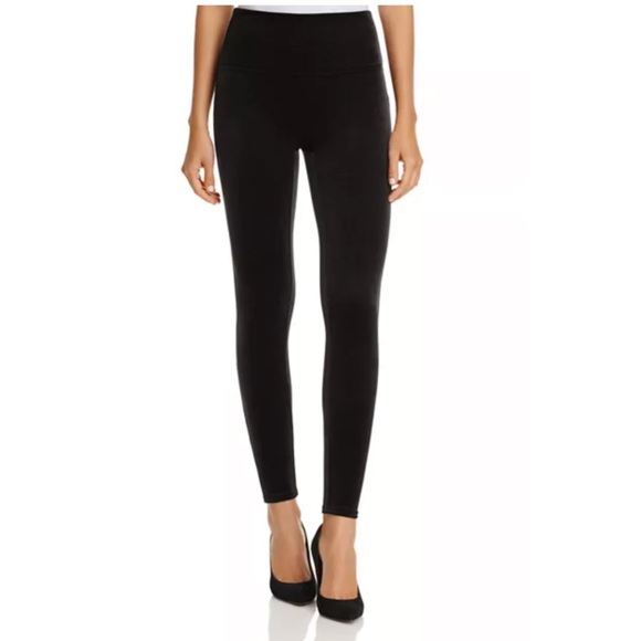 SPANX Velvet Leggings in Black - Picture 3 of 7